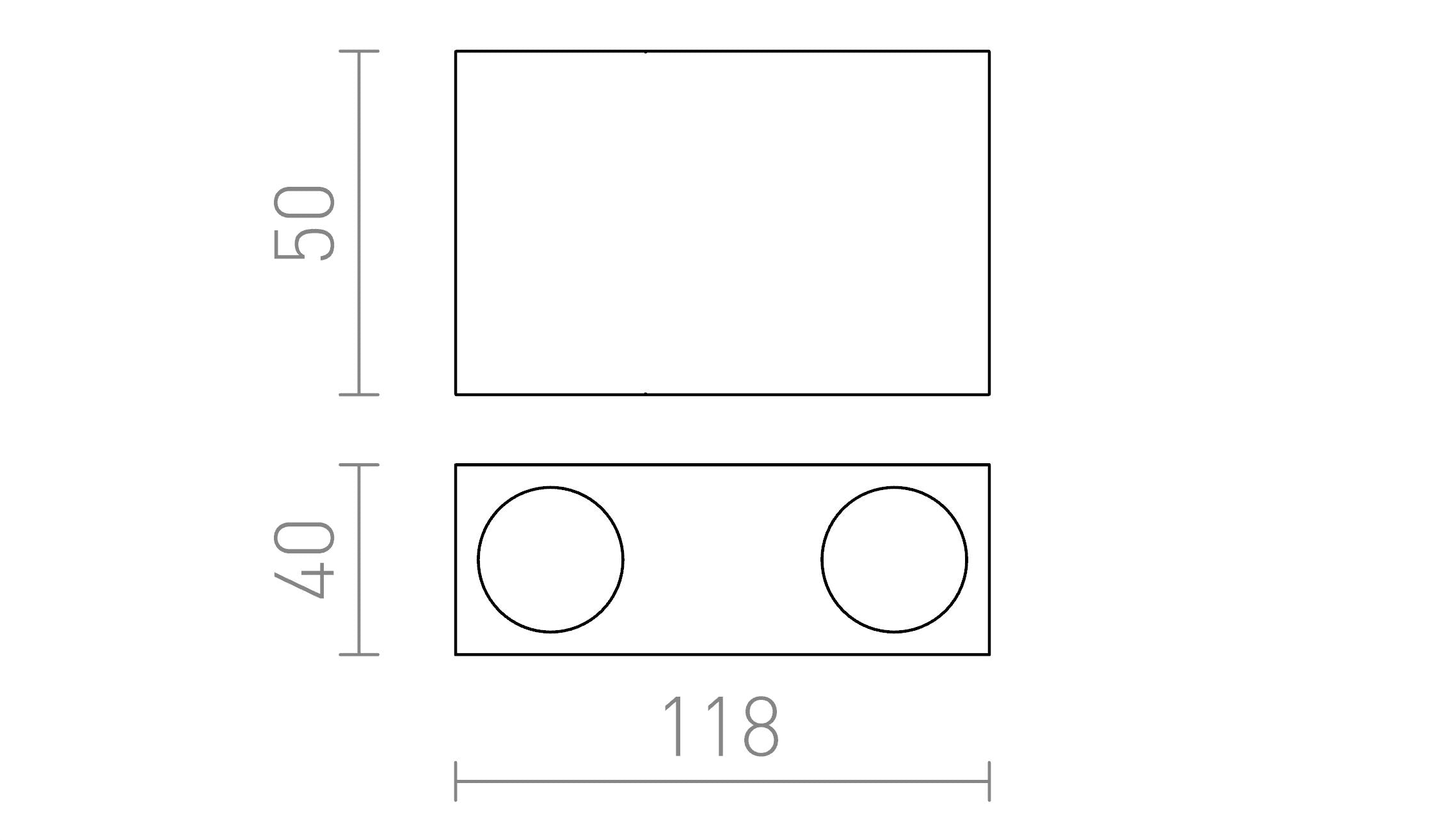 MARVEL II de techo - Product sketch