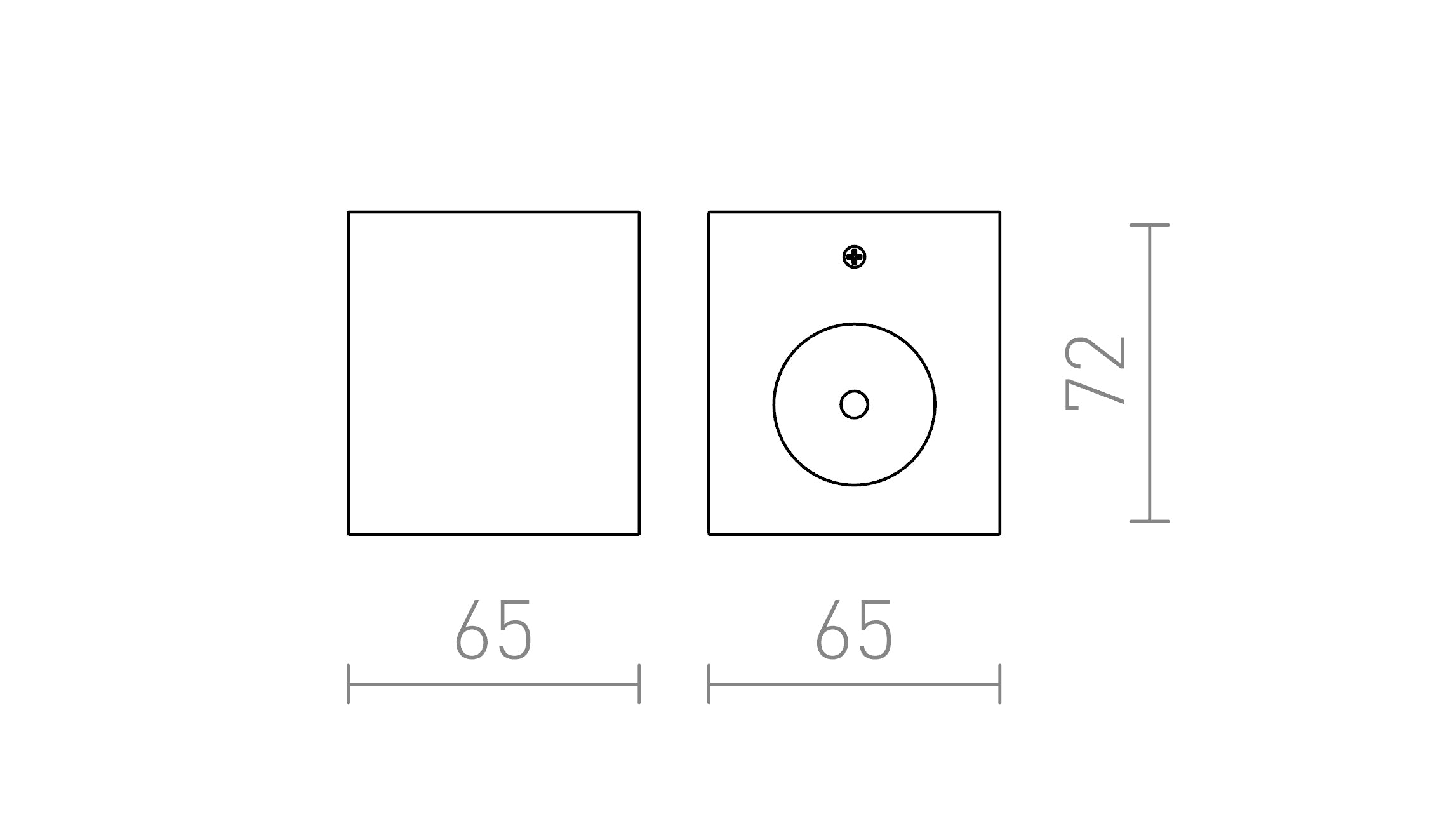 ADVANTAGE I wall lamp - Product sketch