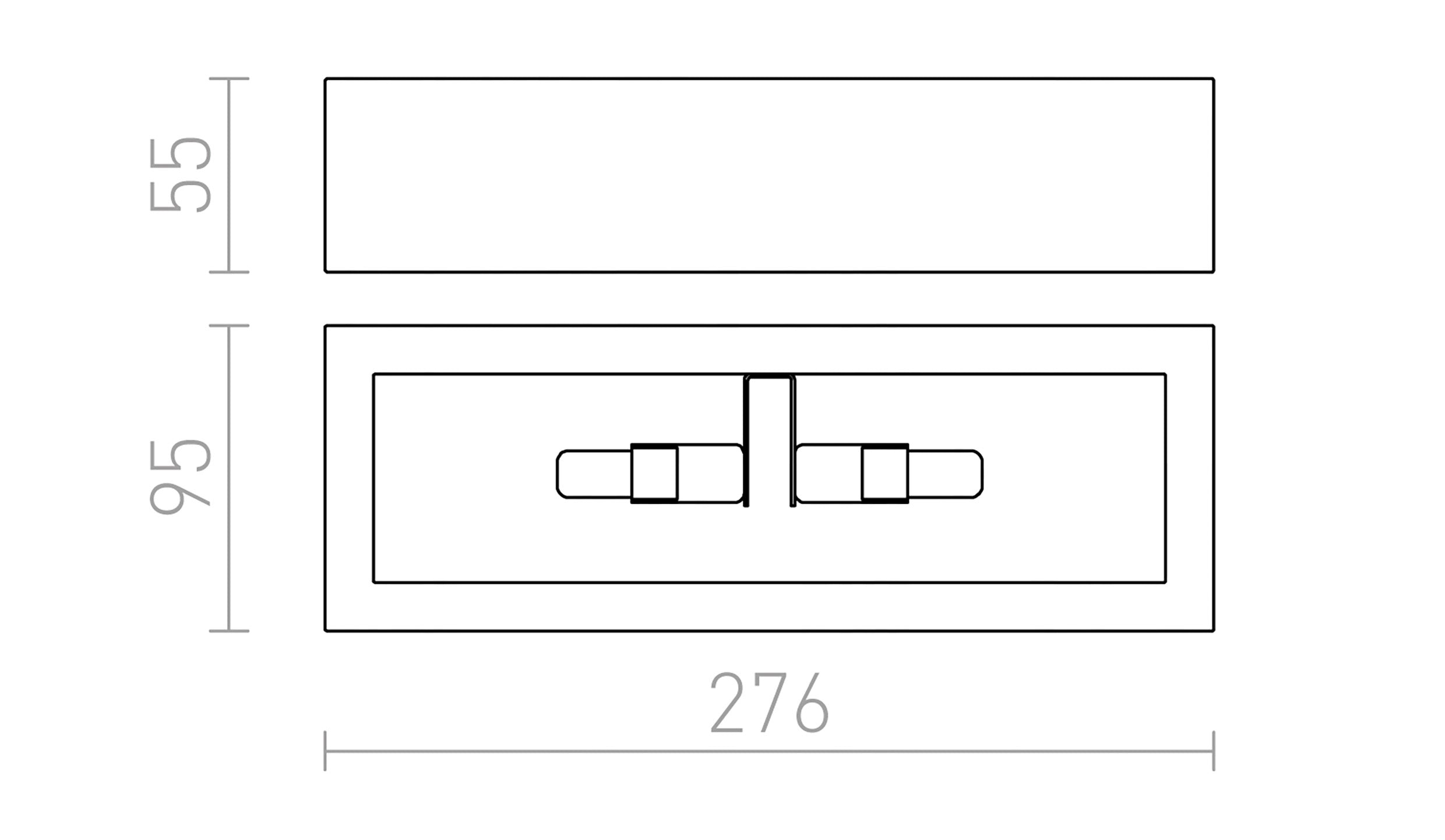 WIM wall lamp - Product sketch