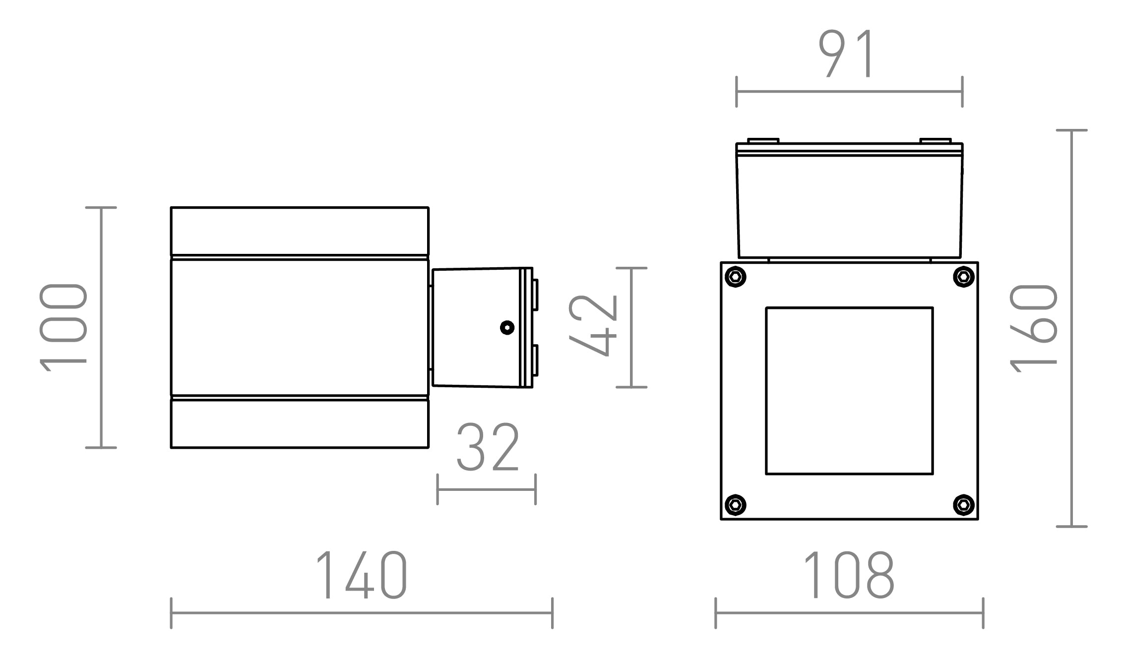 TELO na parede lâmpada - Product sketch