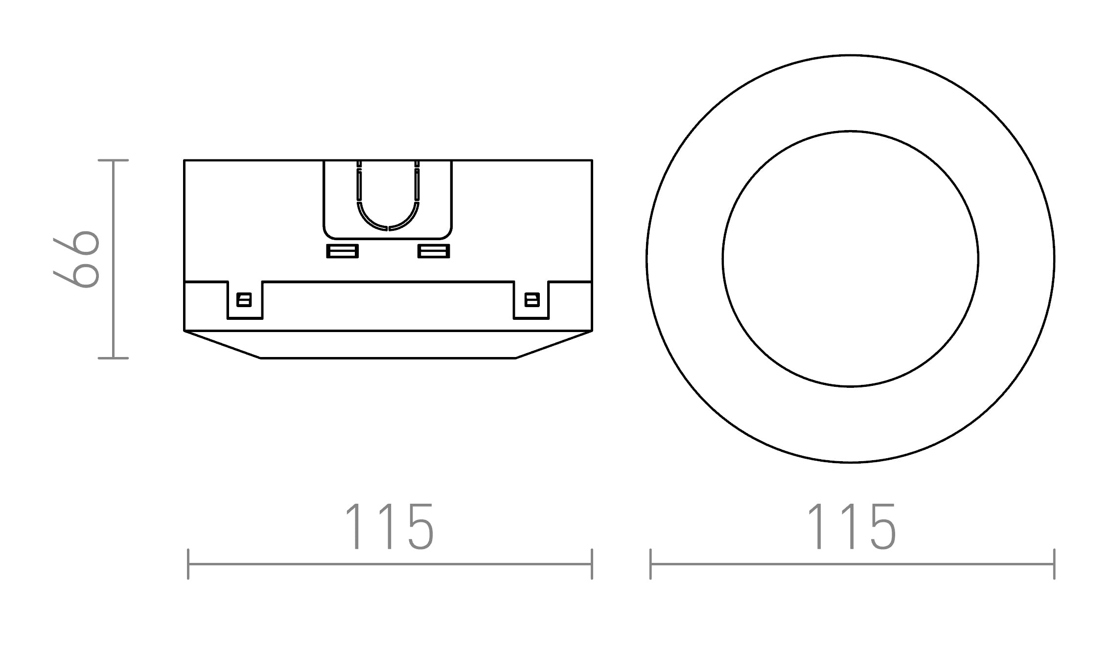 IP-BOX pentru senzor G12755 - Product sketch