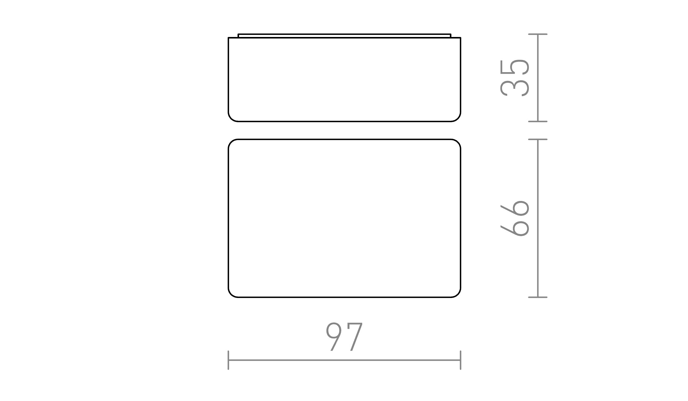 DARK SENSOR 2-100 Lux licht-/donker sensor - Product sketch
