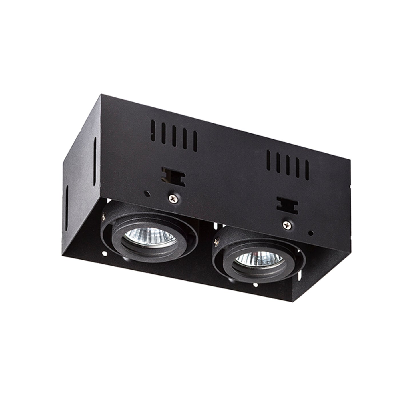 RENDL recessed light ELECTRA II black 230V GU10 2x50W R12053 5