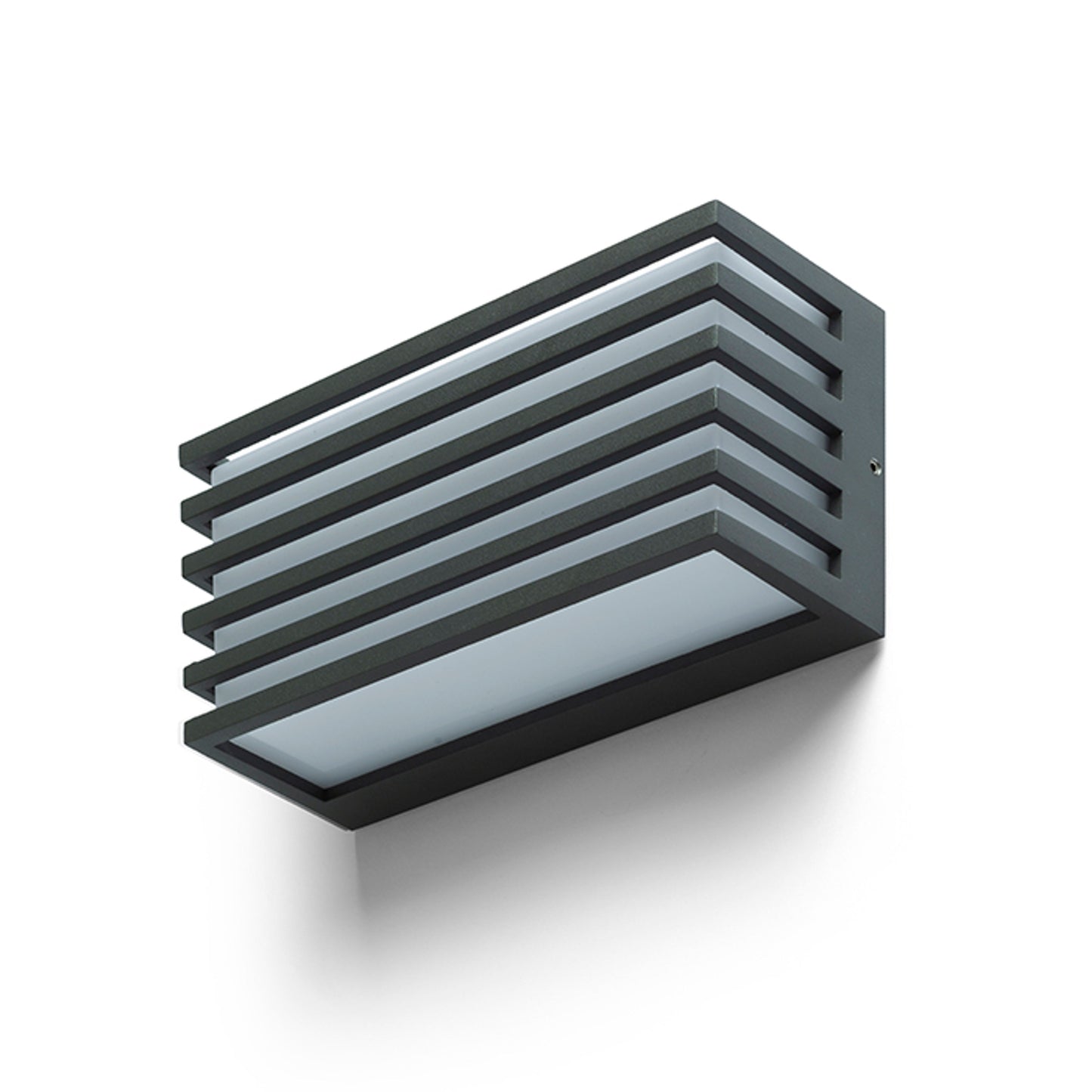RENDL outdoor lamp CLAIRE 21 wall anthracite grey frosted acrylic 230V LED 9W IP54 3000K R13565 5