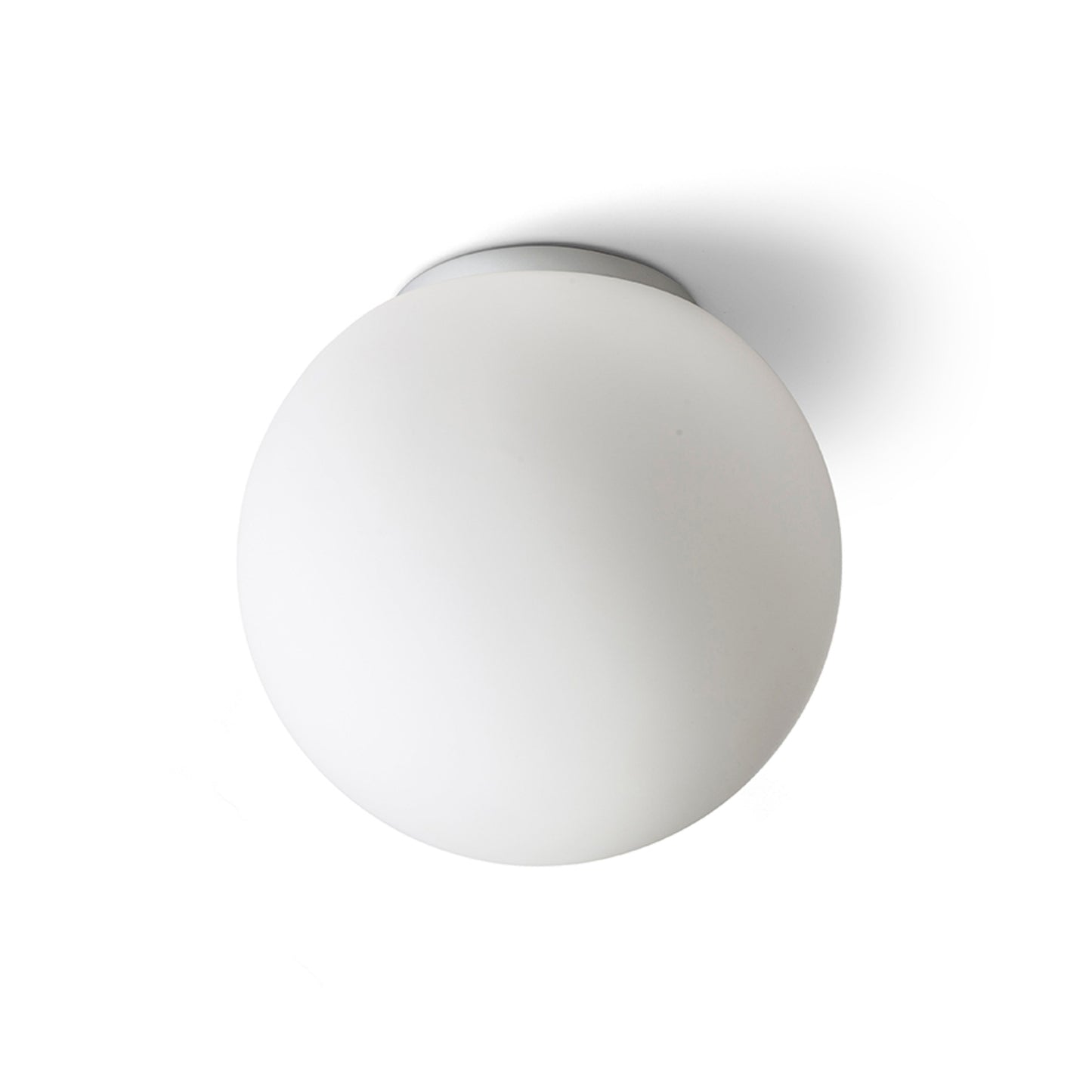 RENDL surface mounted lamp BOLLY 26 ceiling opal-colored glass/chrome 230V LED E27 15W IP44 R13694 1