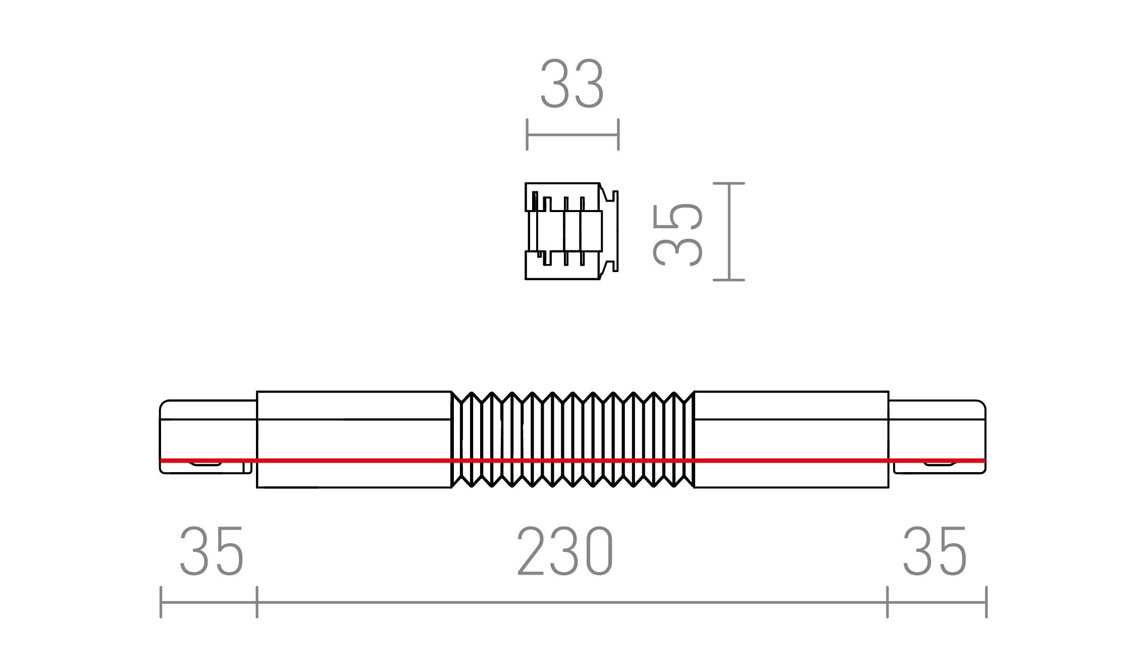 EUTRAC FLEXIBEL SKARV - Product sketch