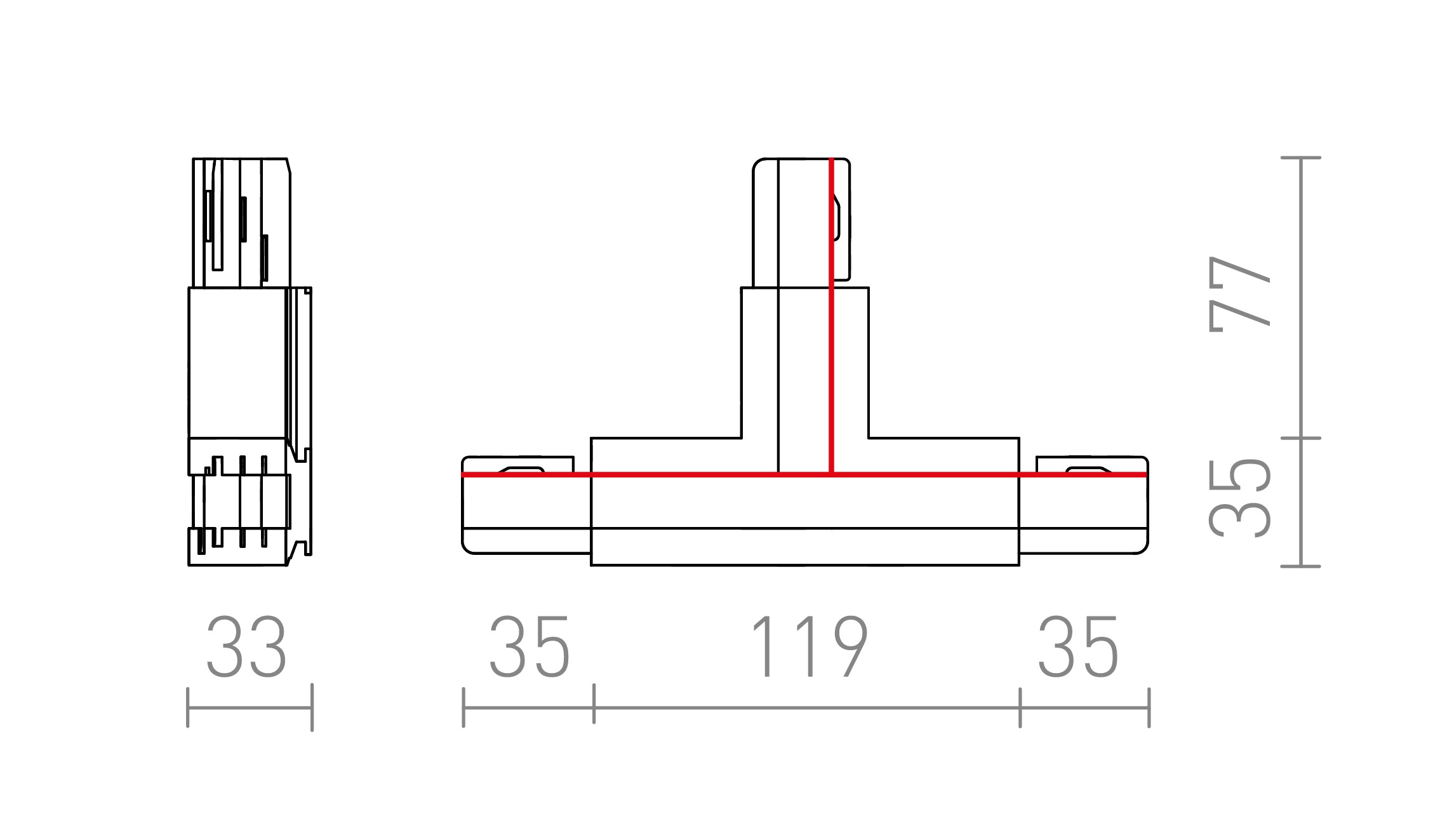 EUTRAC T-SKARV - Product sketch