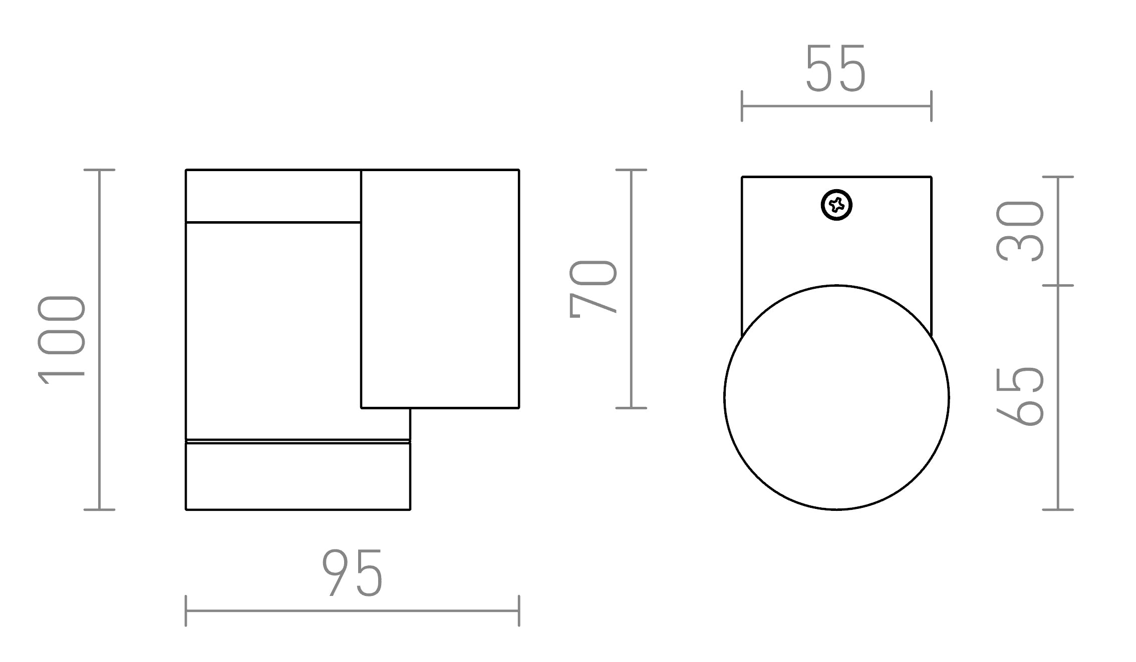 MIZZI I GU10 - Product sketch