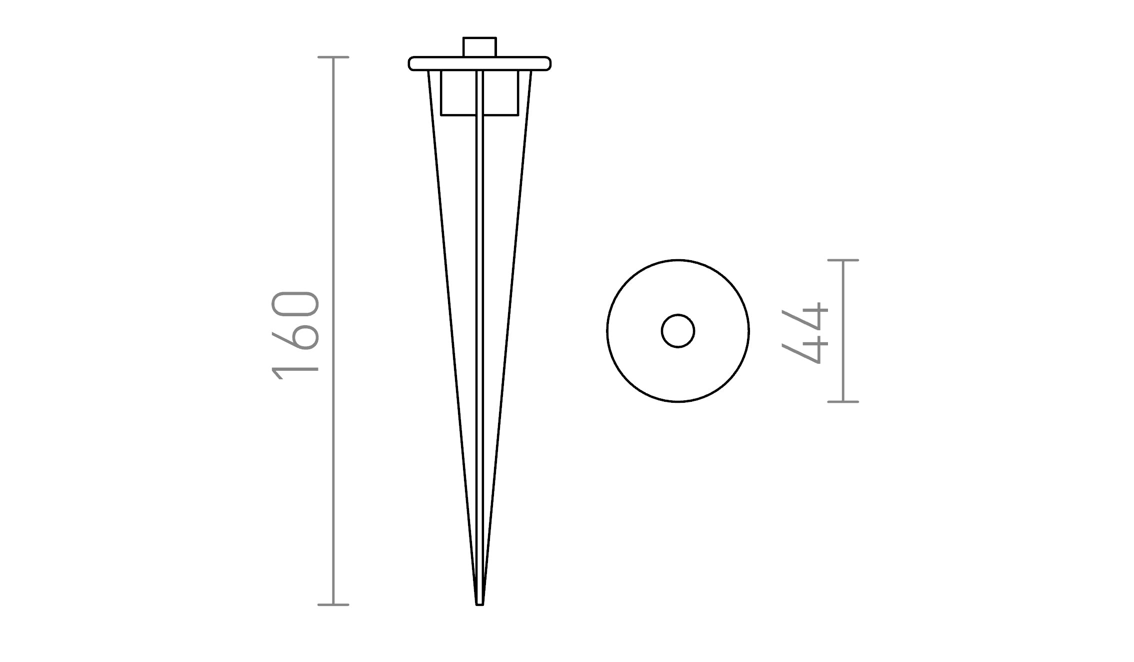 UNIVERSALT JORDSPETT - Product sketch