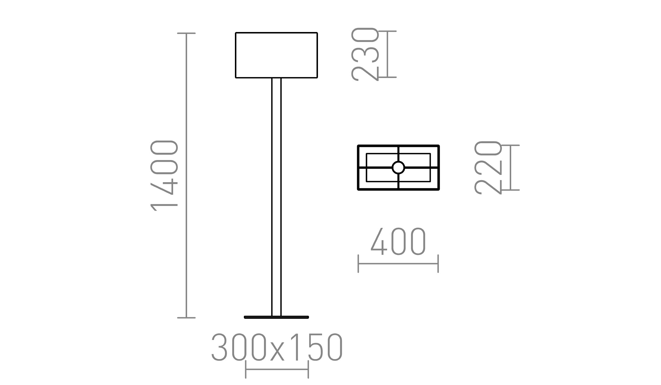 PLAZA GOLV - Product sketch