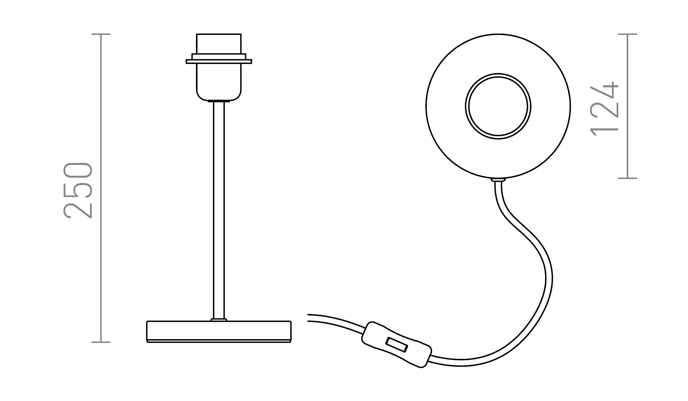 NYC BORDLAMPSBAS - Product sketch