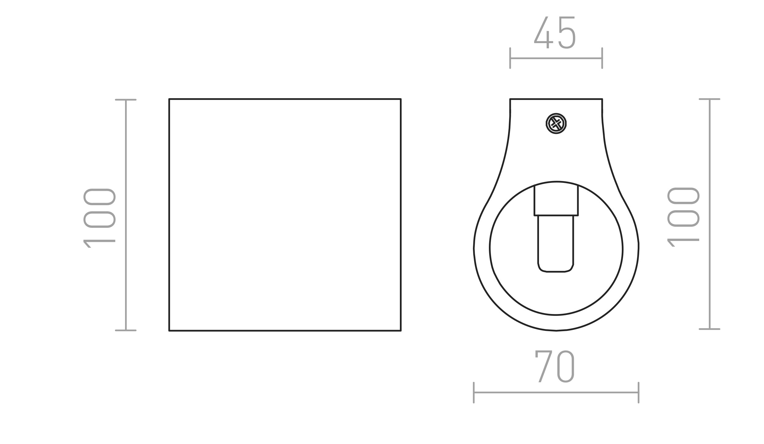 GINA S VÄGG - Product sketch