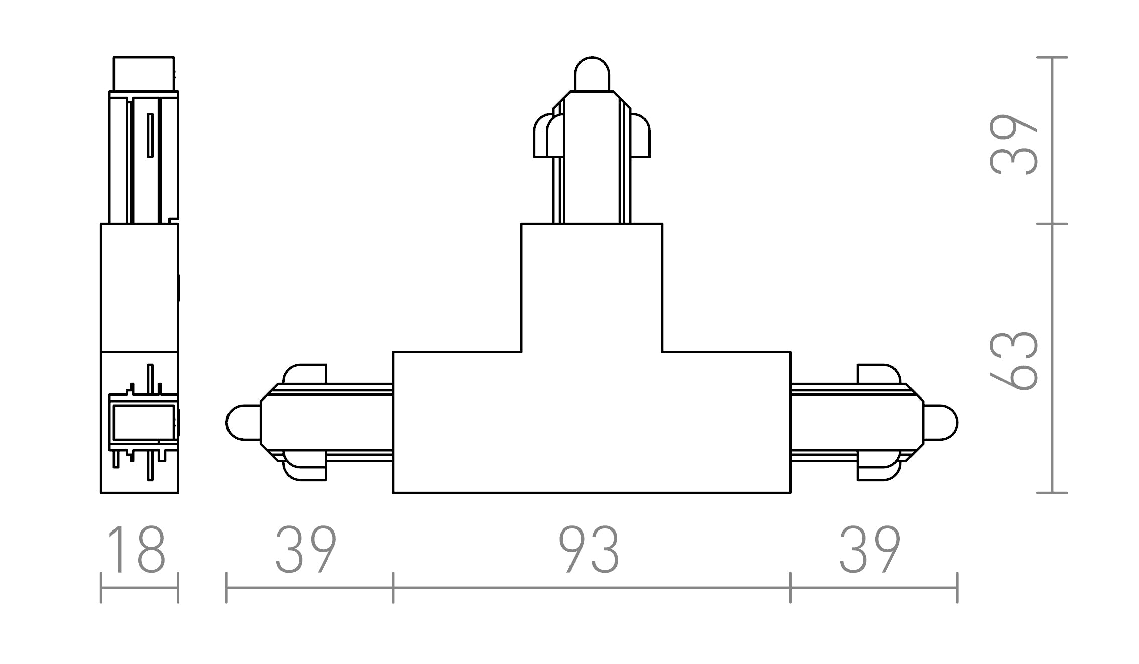 T-SKARV TILL 1-FASSKENA - Product sketch