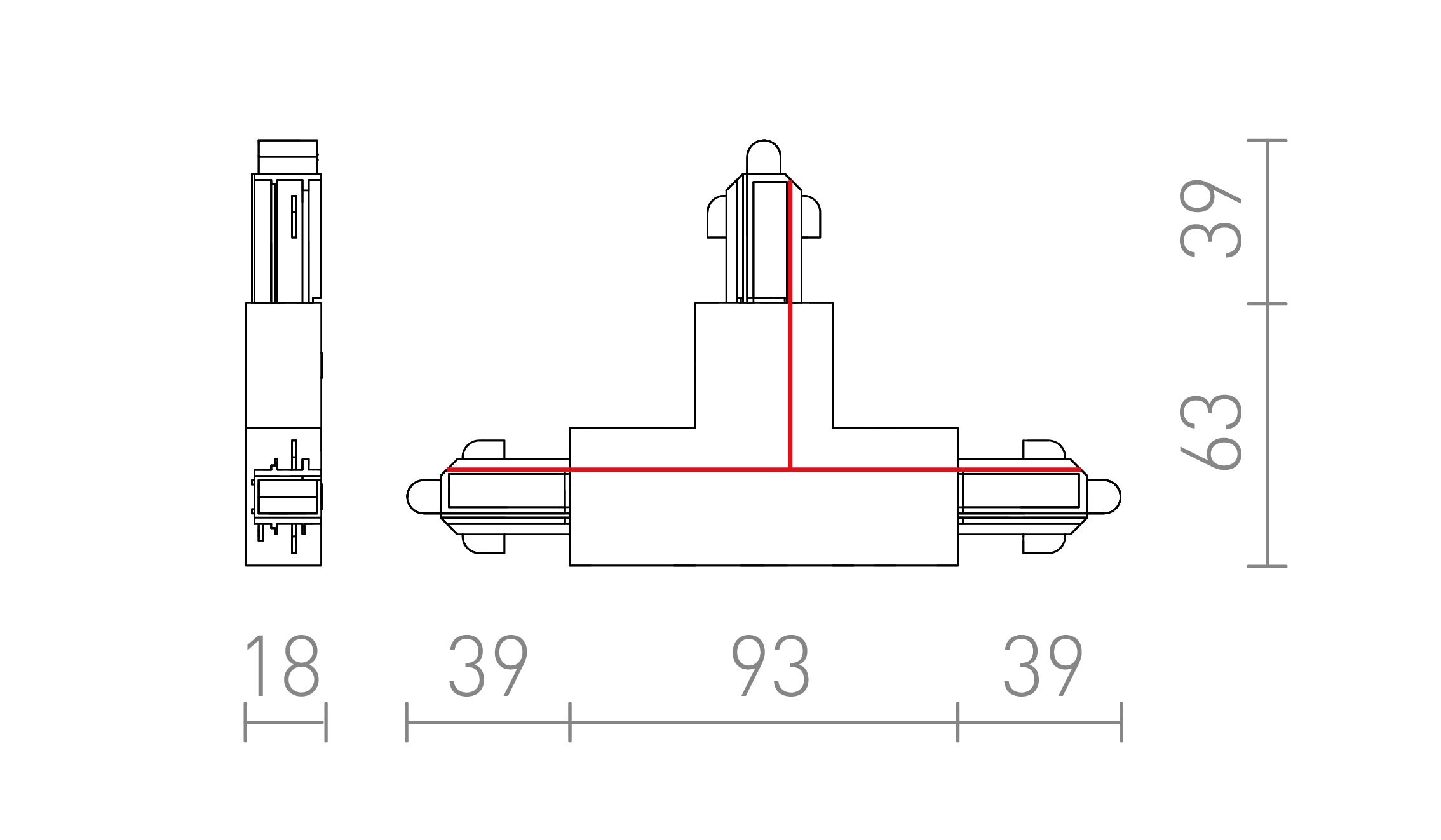 T-SKARV TILL 1-FASSKENA - Product sketch