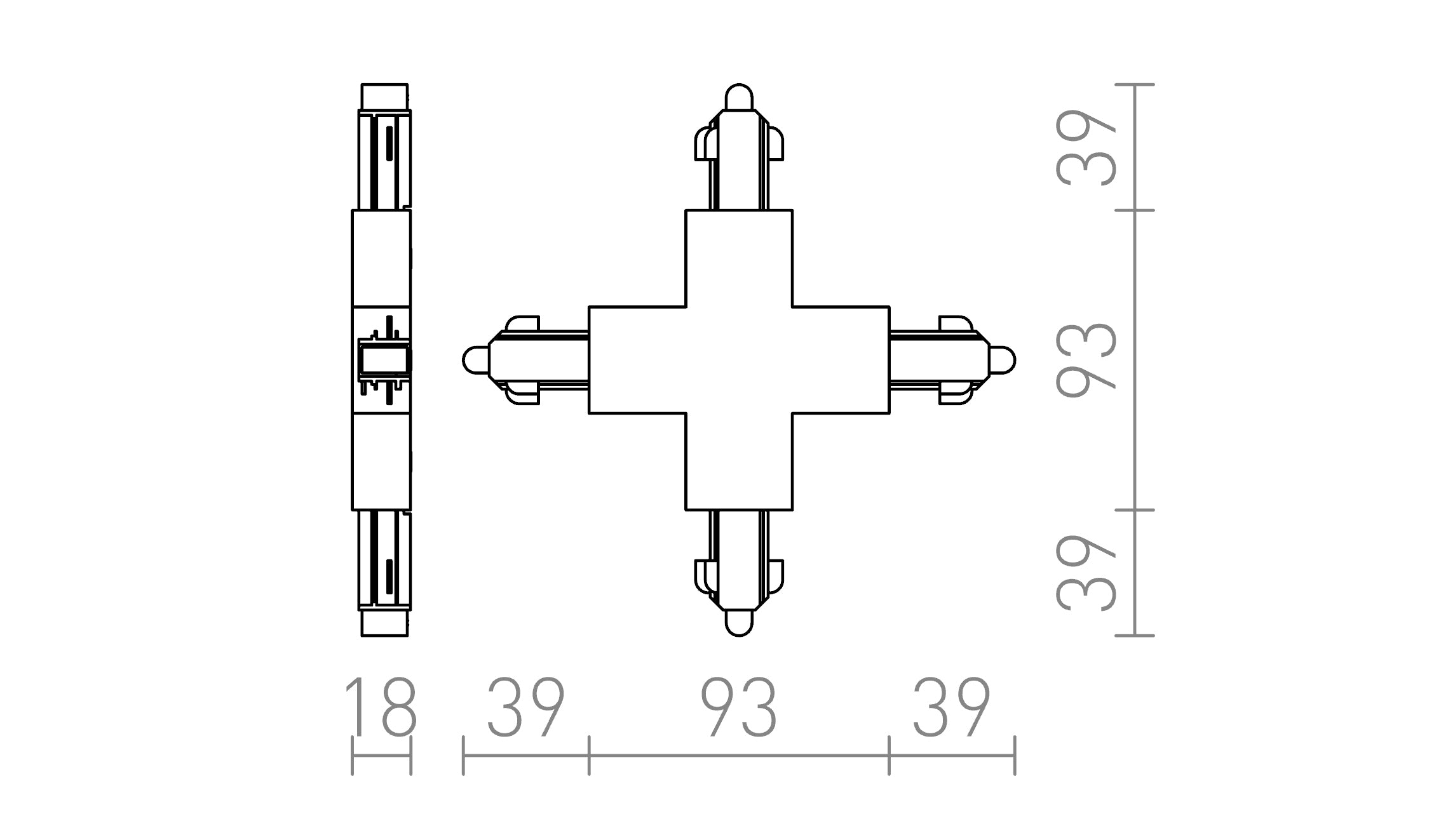 X-SKARV TILL 1-FASSKENA - Product sketch
