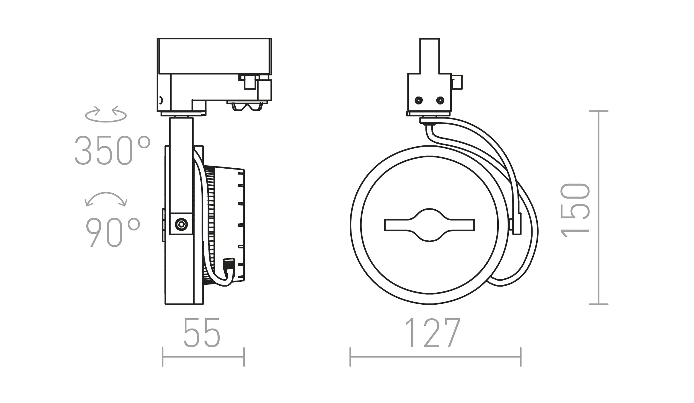 KELLY LED FÖR 3-FASSKENA - Product sketch