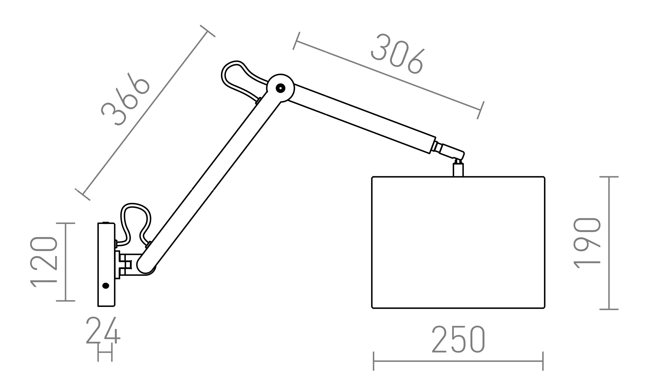 MADISON VÄGG - Product sketch