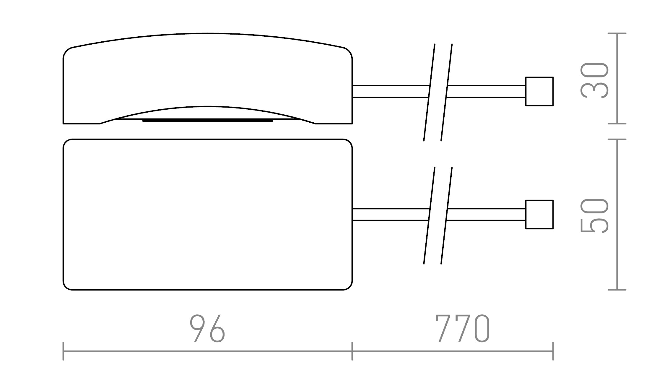 SENSOR FÖR INFÄLLNING - Product sketch
