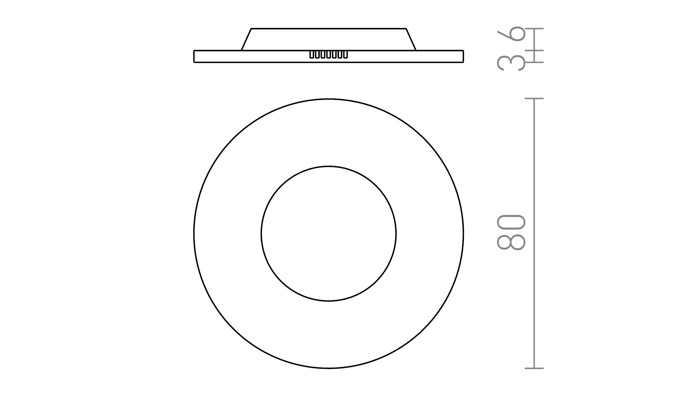 RINO DEKORATIV RAM - Product sketch