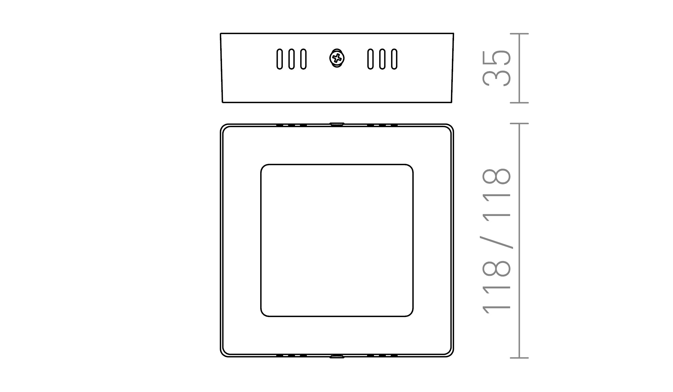 SOCORRO SQ 120 YTMONTERAD - Product sketch