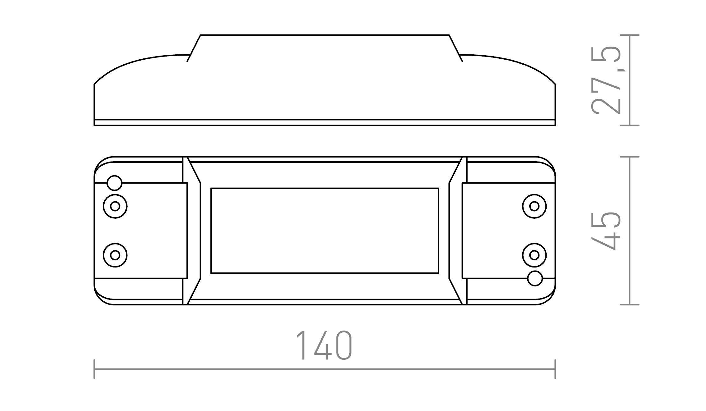 TRANSFORMATOR 24V= 30 - Product sketch