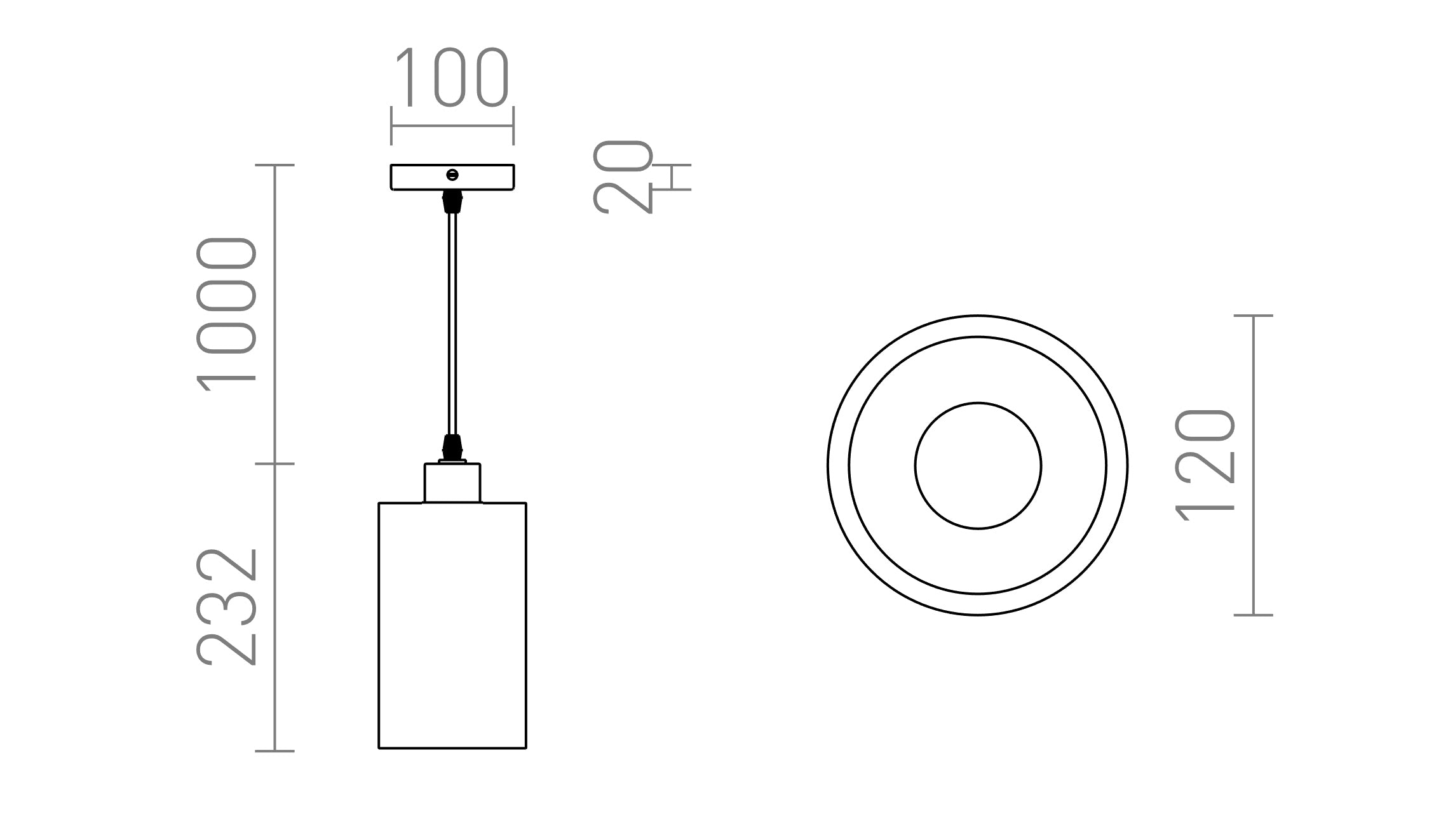 CAMINO PENDEL - Product sketch