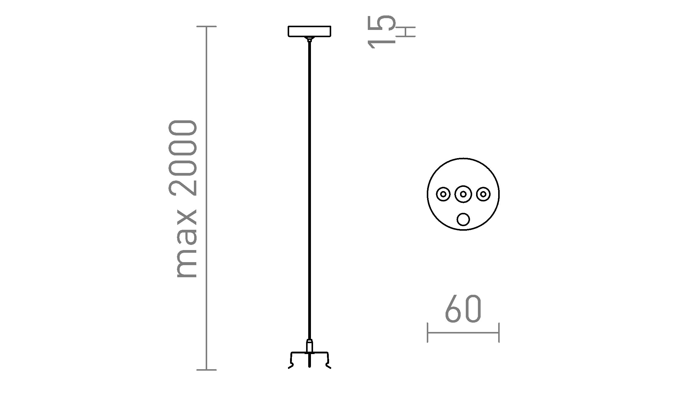 TRIDENT PRO PENDELSATS - Product sketch