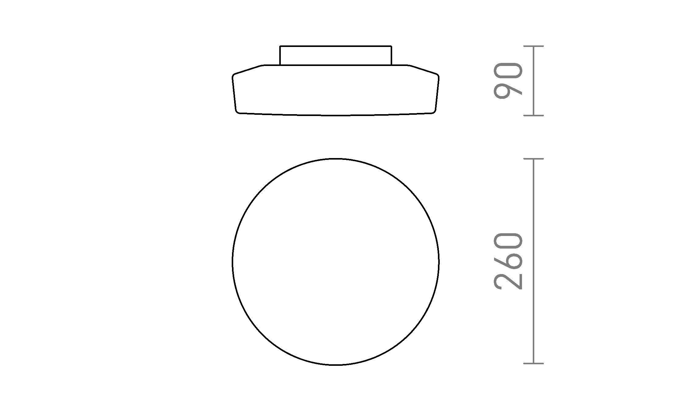 ZARA LED - Product sketch