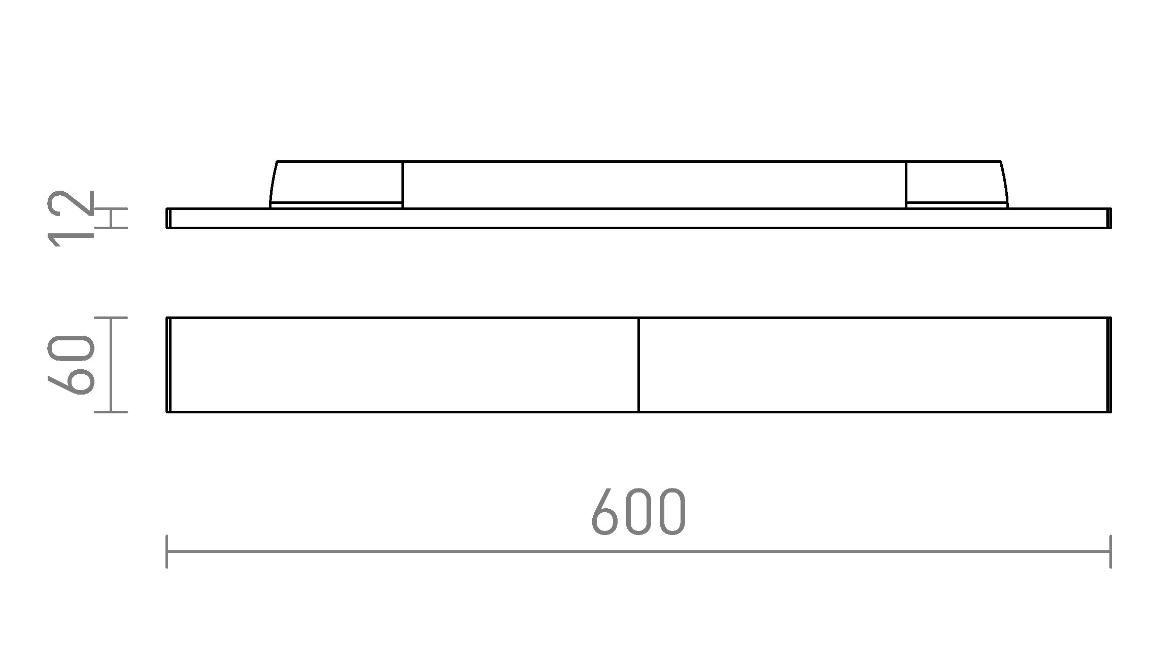 FLATLINE 60 FÖR 3-FASSKENA - Product sketch