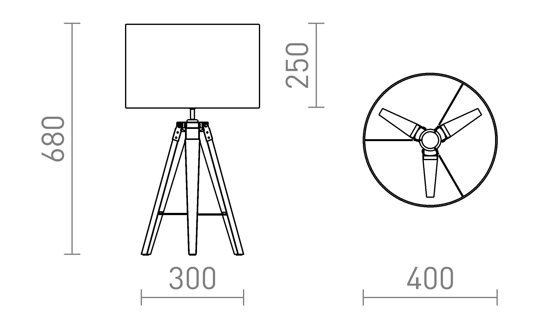 ALVIS/RON BORD - Product sketch