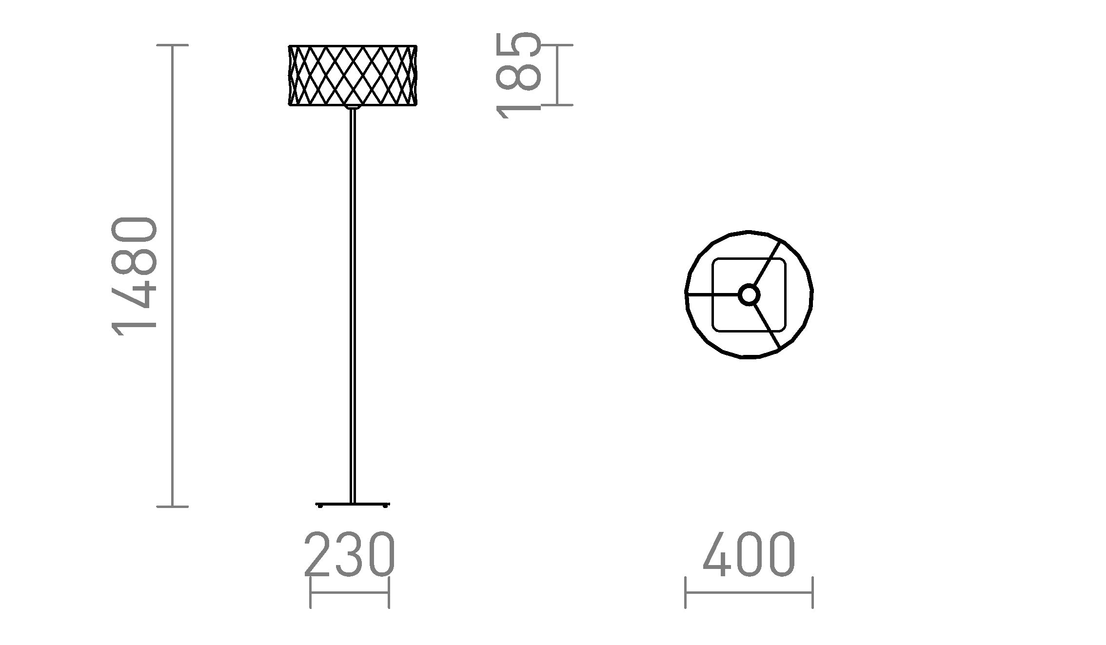 CORTINA/JAKARANDA - Product sketch