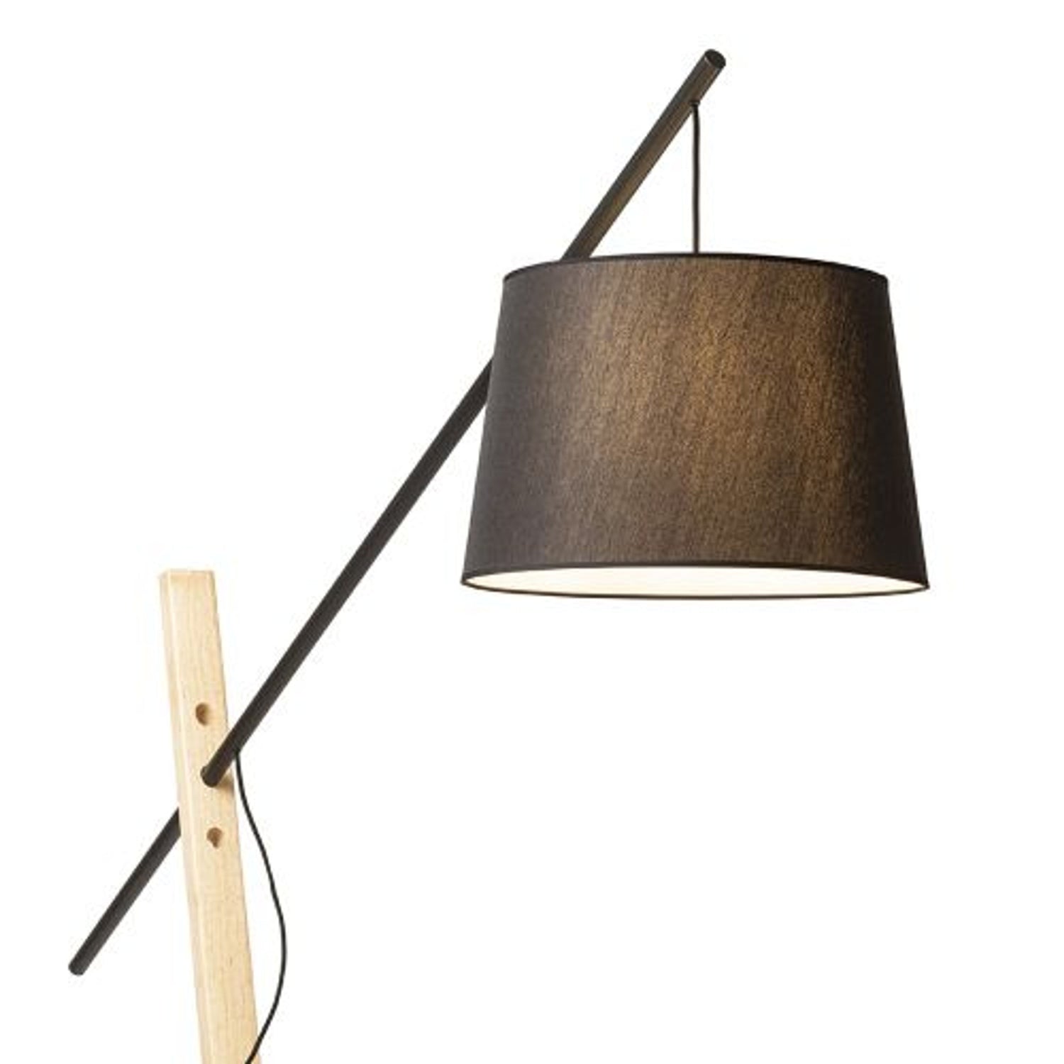 Båg golvlampa
