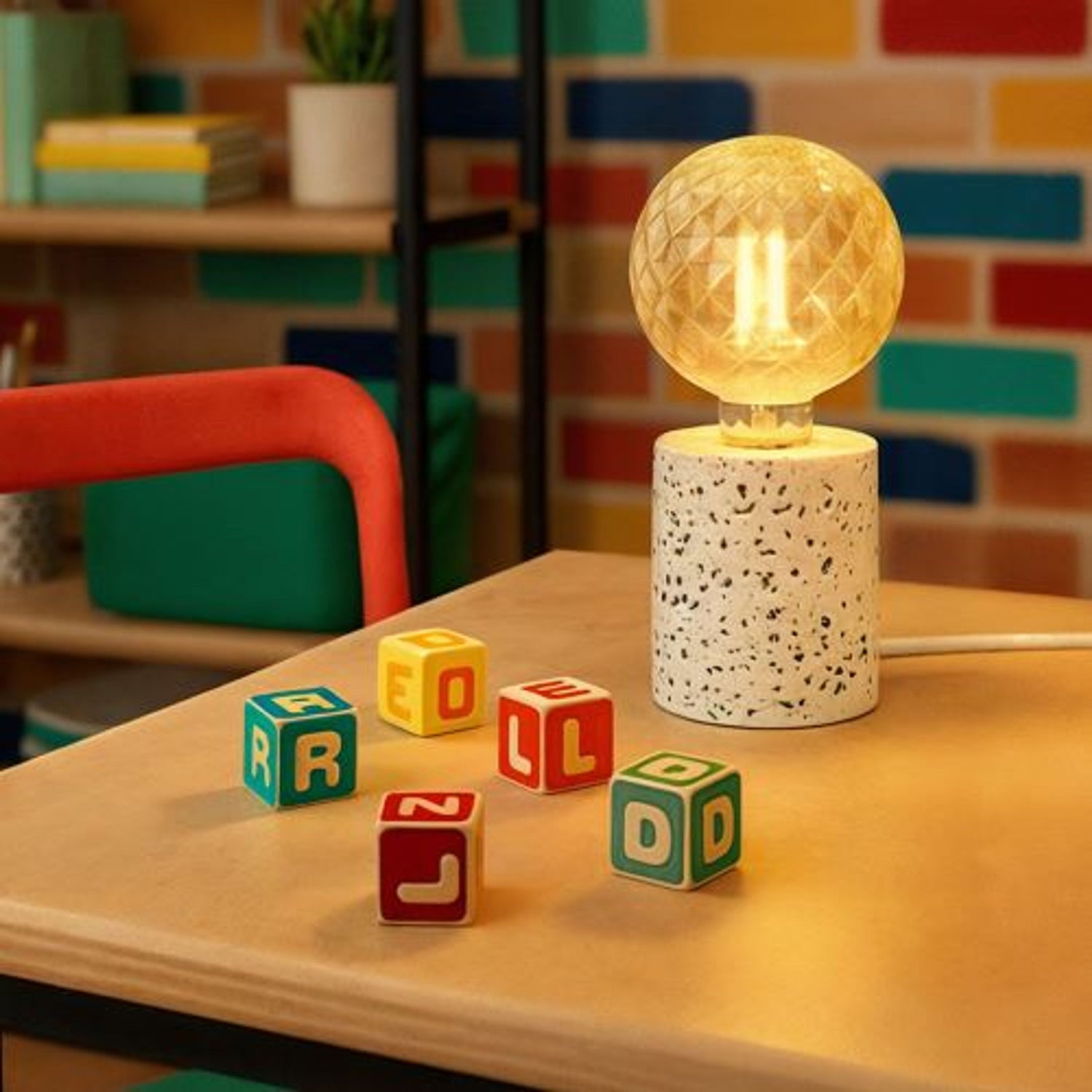 Retro bordslampa