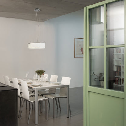 RENDL Outlet CASSABLANCA 40 pendant  chrome 230V 2GX13 22+40W R10522 2