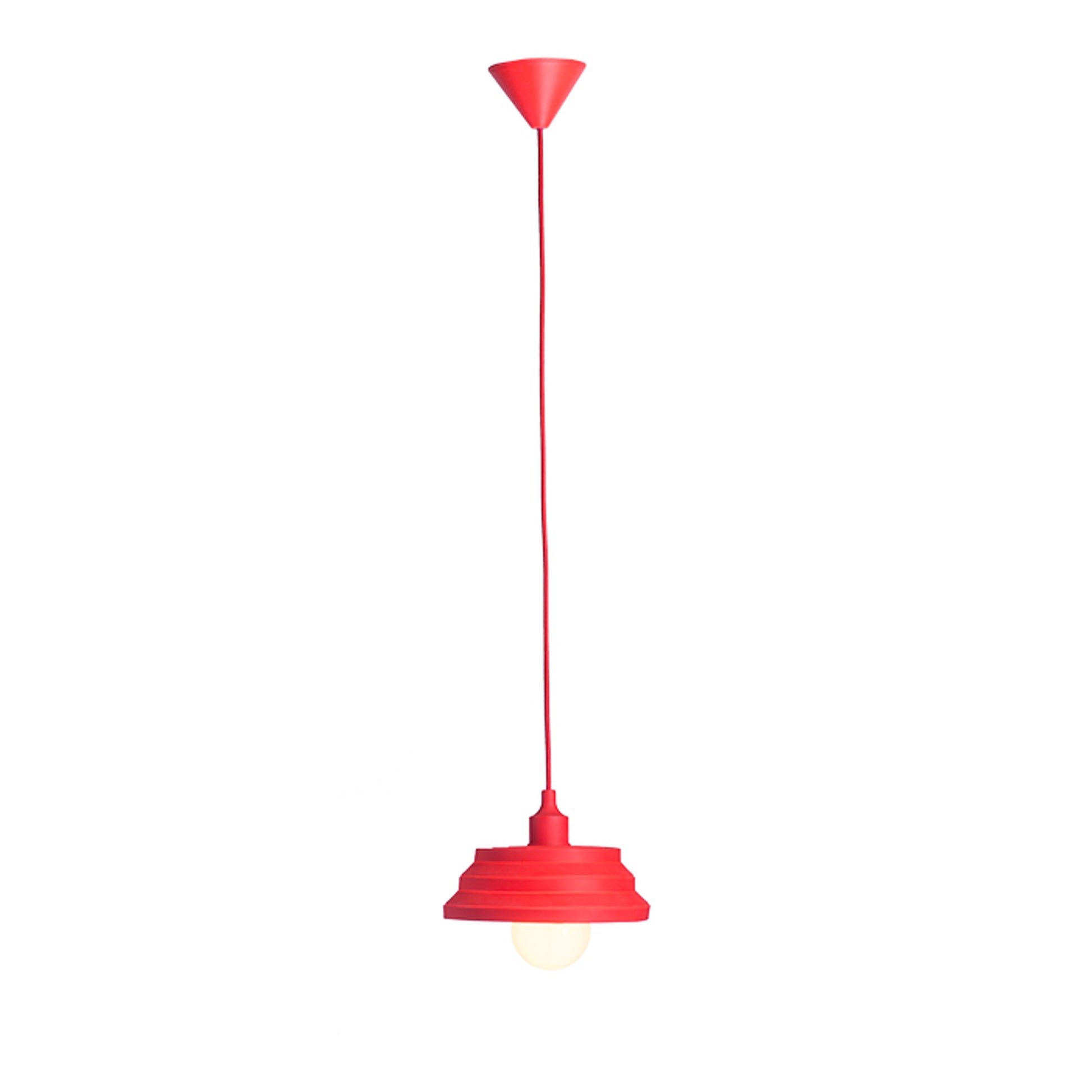 RENDL Outlet AMICI silicone pendant red  230V E27 42W R10619 4