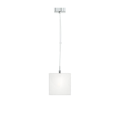 RENDL Outlet LUCIA 15x15 pendant  satinated glass/chrome 230V LED G9 5W R10628 2