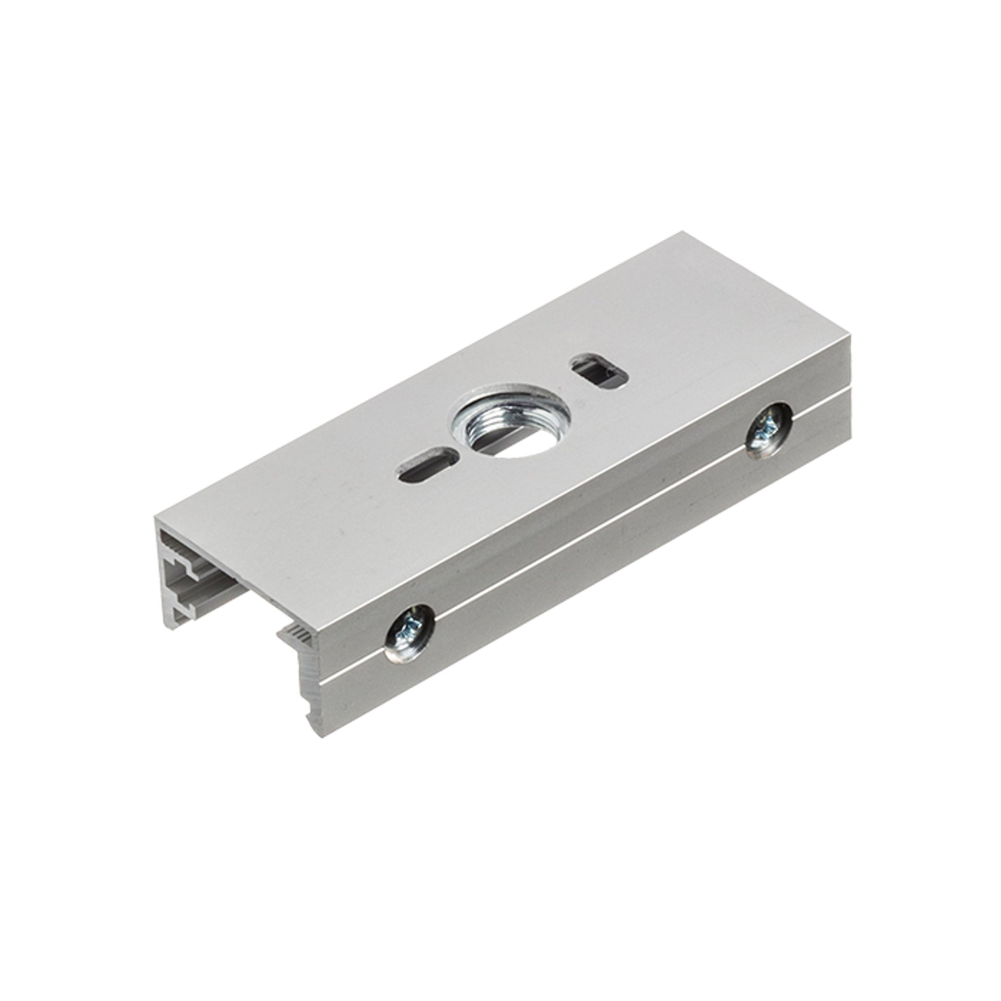 RENDL 3-circuit track system EUTRAC joint connector for 3-circuit tracks silver grey  R11356 1