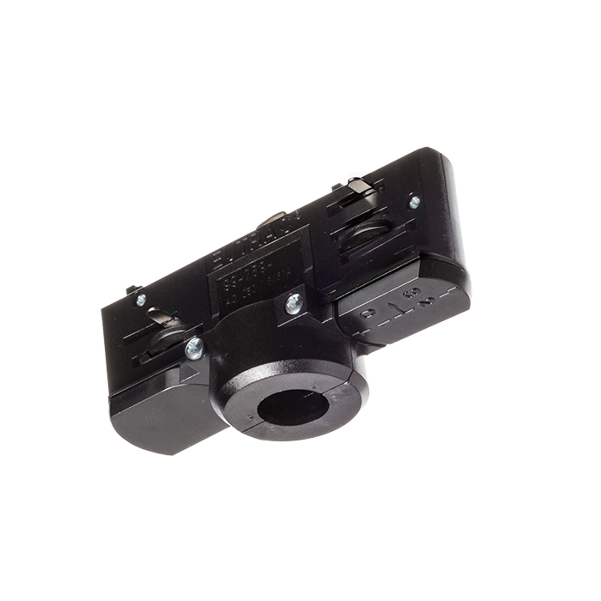 RENDL 3-circuit track system EUTRAC pendant adapter for 3-circuit tracks black 230V  R11361 1