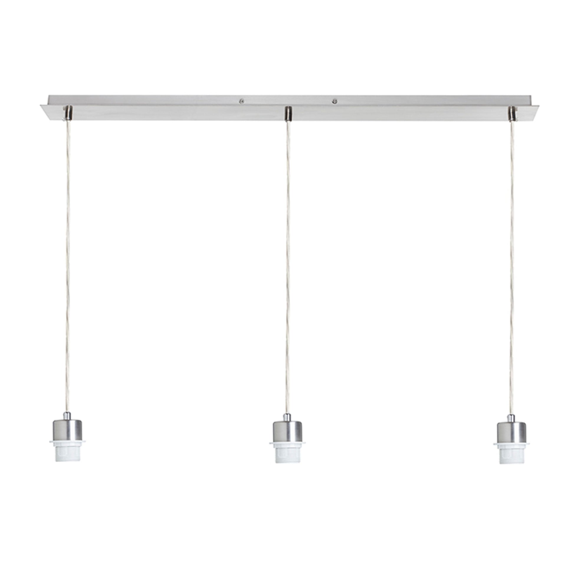 RENDL shades, shade bases, pendent sets MORE 80 pendant ceiling base  chrome 230V LED E27 3x15W R11777 1