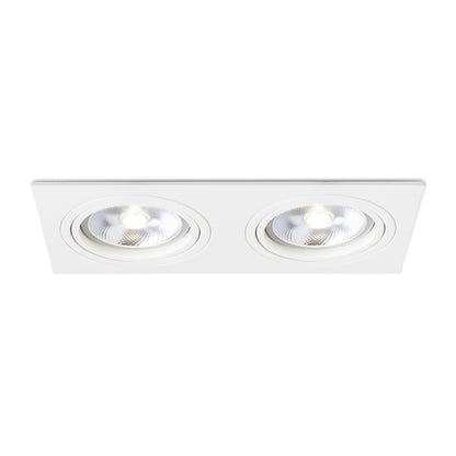 RENDL recessed light PASADENA G53 SQ II  white  230V LED G53 2x15W R12703 5