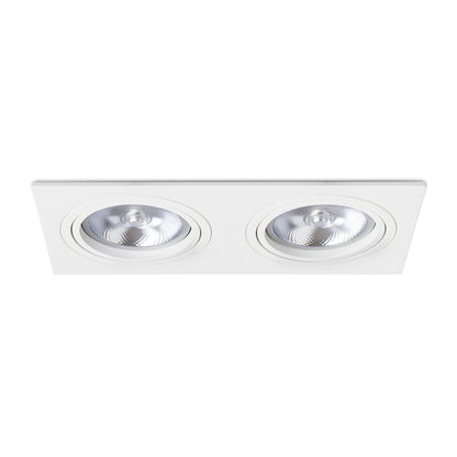 RENDL recessed light PASADENA G53 SQ II  white  230V LED G53 2x15W R12703 7