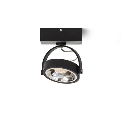 RENDL spotlight KELLY LED I DIMM wall black 230V LED 12W 24° 3000K R13105 4