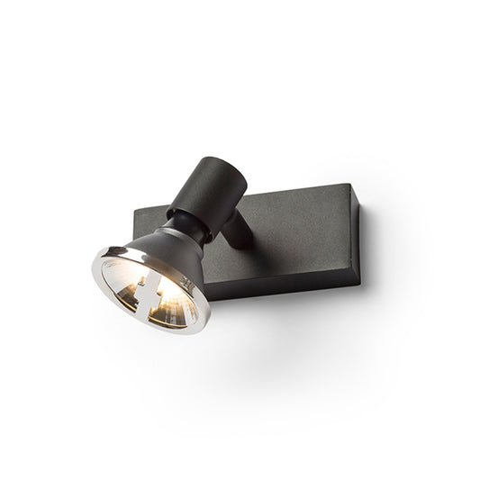 RENDL spotlight TRICA I wall black 230V GU10 25W R13372 1