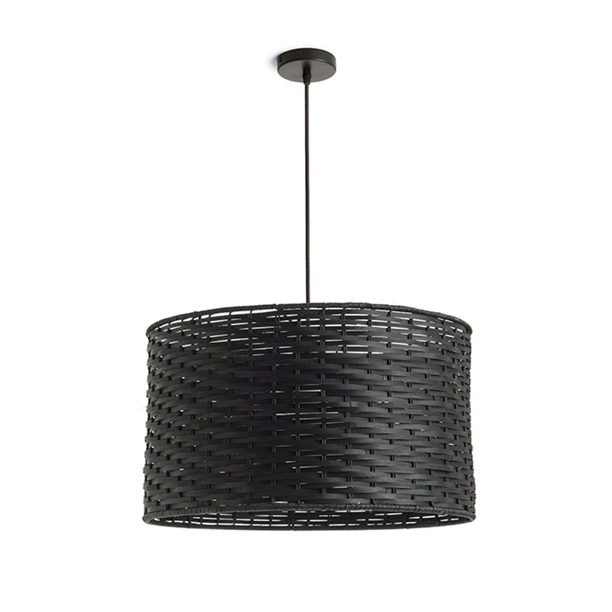 RENDL pendant lamp FIATLUX 41/24 pendant black bamboo 230V LED E27 15W R13398 6