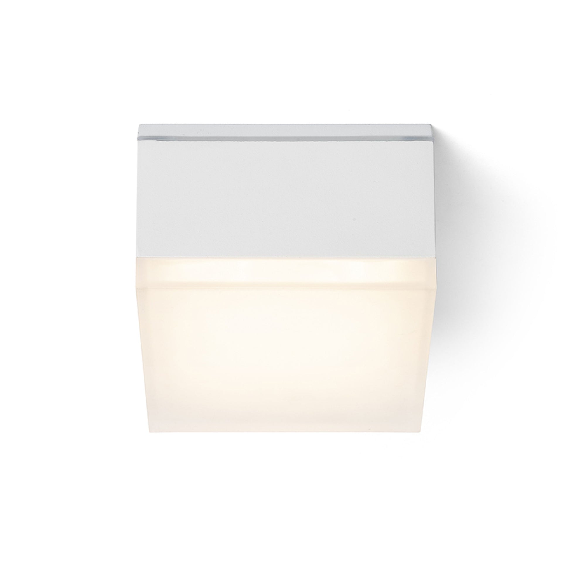 RENDL outdoor lamp ORIN SQ ceiling white satinated acrylic 230V LED 10W IP54 3000K R13628 4