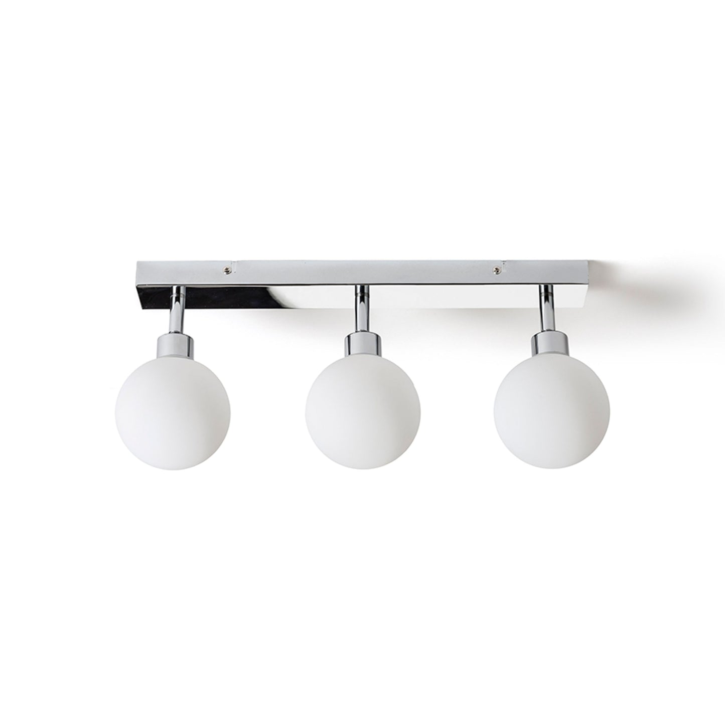 RENDL spotlight BOLLY III surface mounted  opal-colored glass/chrome 230V LED G9 3x3W IP44 R13691 6