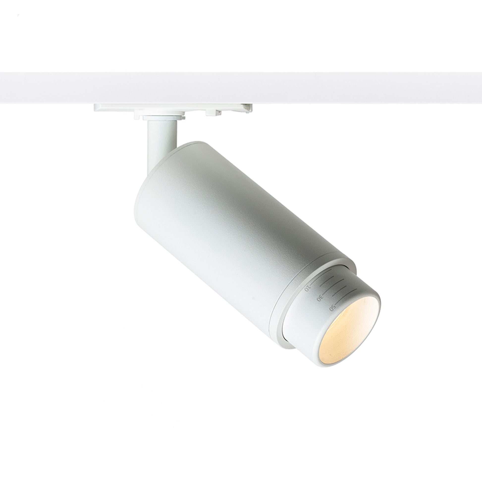 RENDL 1-circuit track system OPTIMUS for 1-circuit tracks white 230V LED GU10 9W 10 50° R13781 1