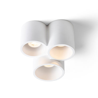 RENDL surface mounted lamp GINA III ceiling plaster 230V LED GU10 3x5W R13789 3