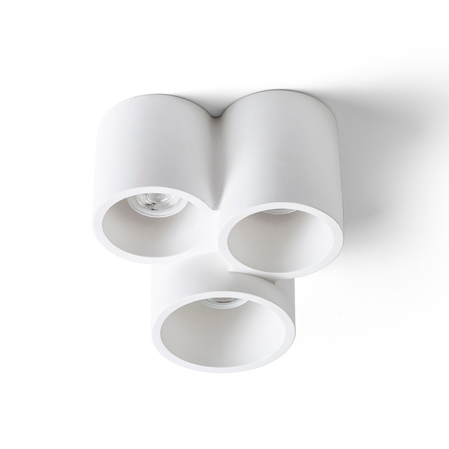 RENDL surface mounted lamp GINA III ceiling plaster 230V LED GU10 3x5W R13789 6