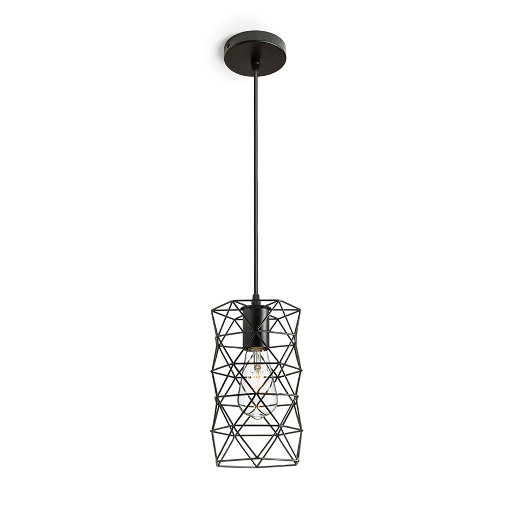 RENDL pendant lamp ILUSIA pendant black  230V LED E27 15W R13892 1